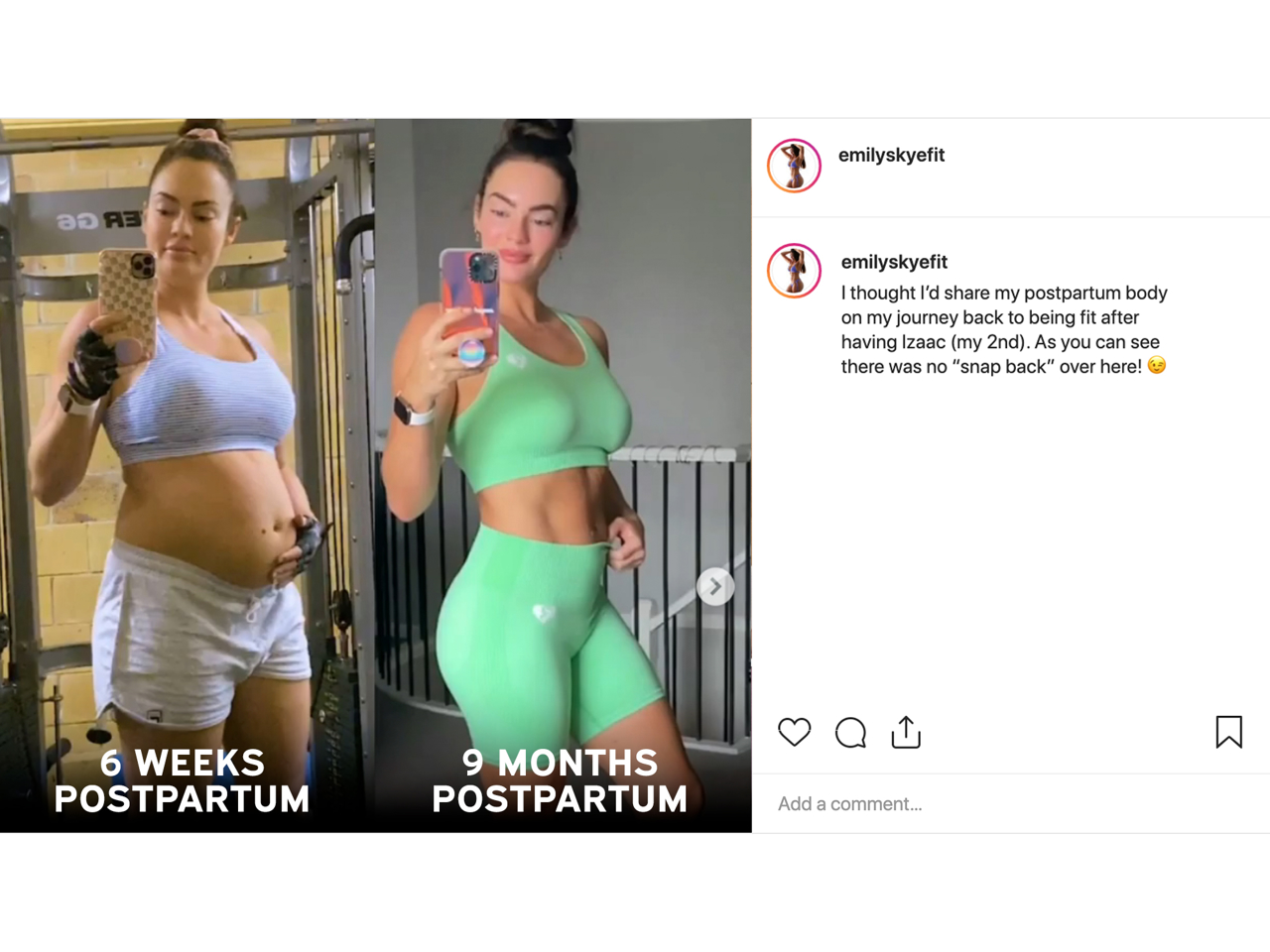 Woman documents her incredible postpartum transformation  Post pregnancy  workout, Transformation body, Pregnancy workout