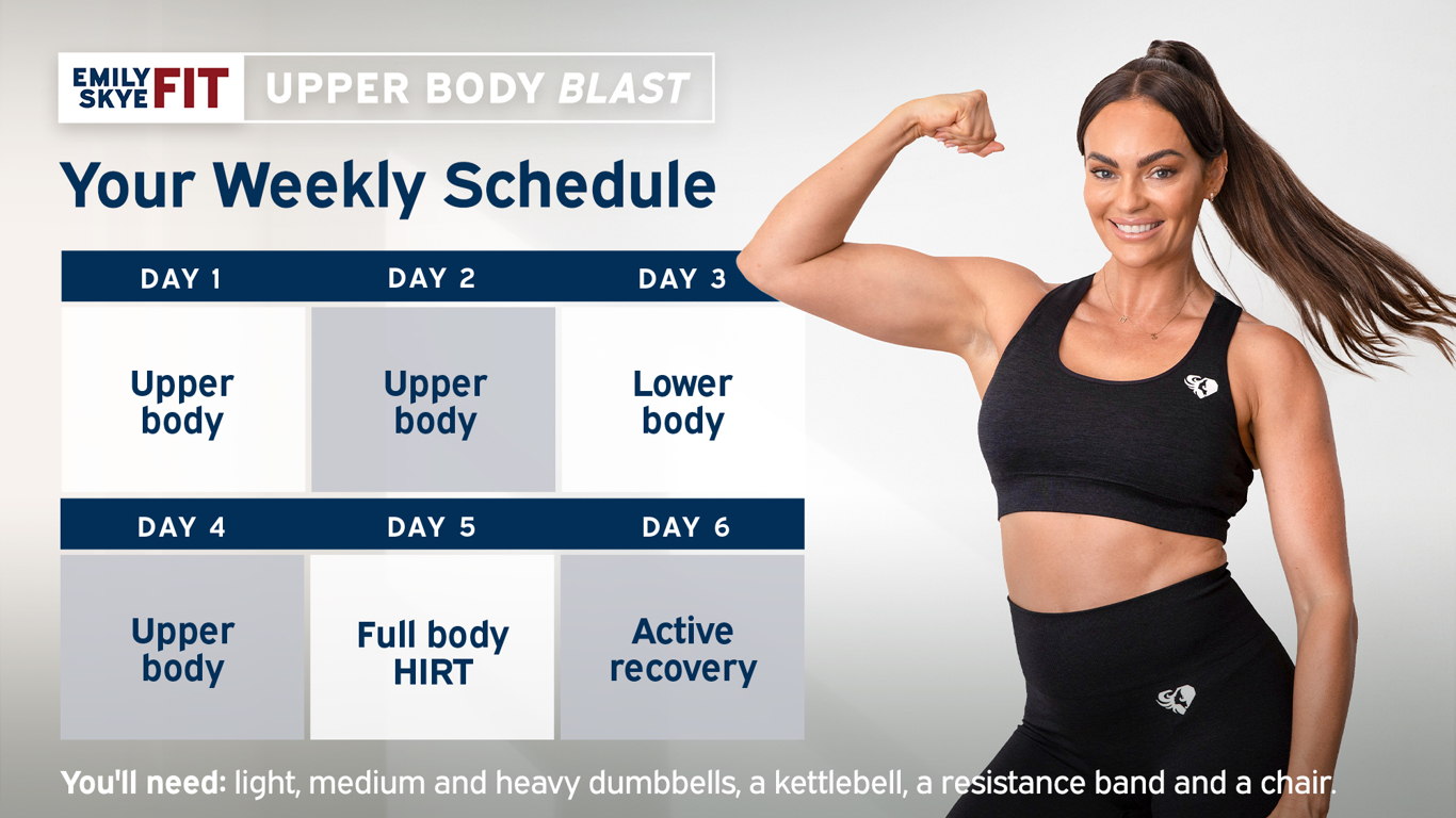 Get strong with my new 6-week upper-body workout program